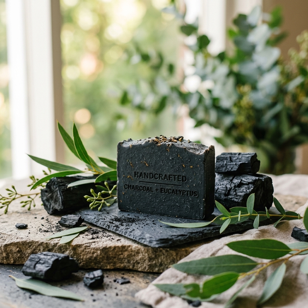 Natural Bamboo Charcoal Soap
