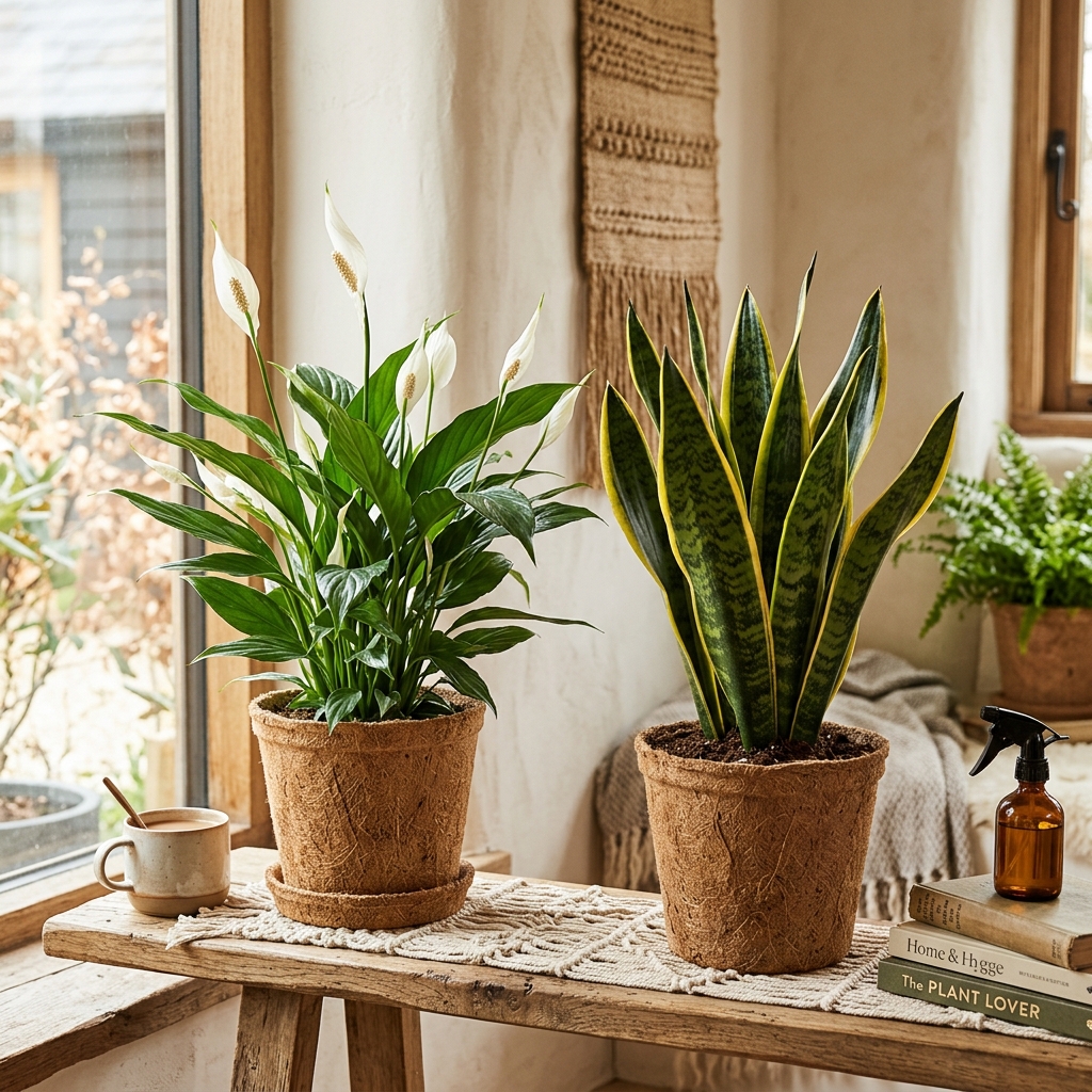 Indoor Air Purifying Plants Set